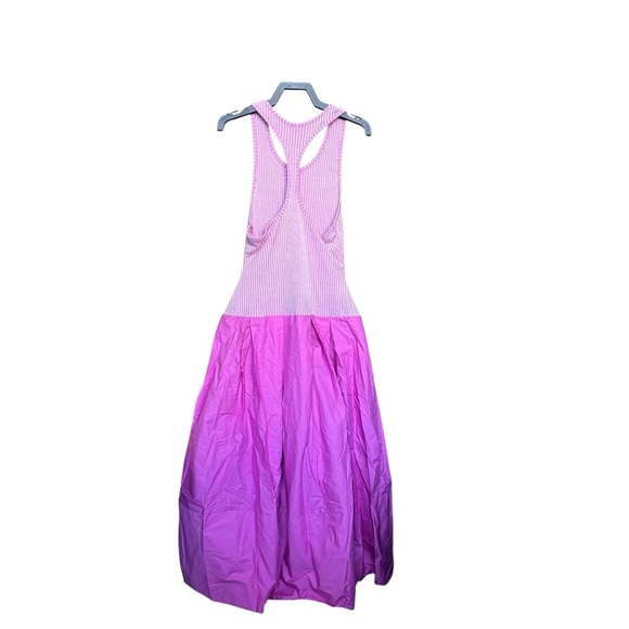 NWOT FREE PEOPLE Drops Of Venus Pink Midi Dress Pink Sz Large - Picture 8 of 8